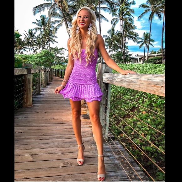 Lavender ruffle dress - Picture 8 of 8